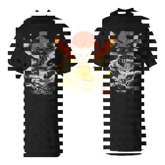 Mothman Cryptid Cryptozoology Japanese Vintage Ramen T-Shirt - Monsterry