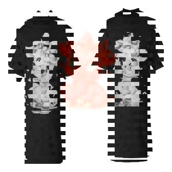 Motif Cochon Mignon Avec Cœur Pour Les Amoureux Des Animaux De La Ferme T-Shirt - Cadeauxyz