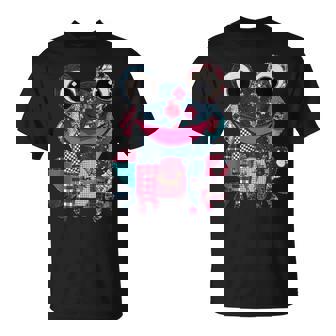 Motif Grenouille En Patchwork Amusant T-Shirt - Cadeauxyz