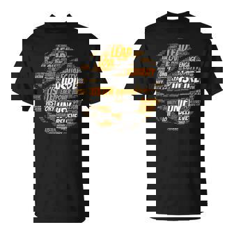 Motivational Quote Basketball Inspiring Words T-Shirt | Mazezy