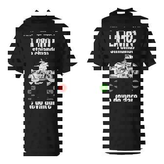 Motociclista Motociclismo Moto Divertente Maglia A Manica Maglietta - Novitaregali