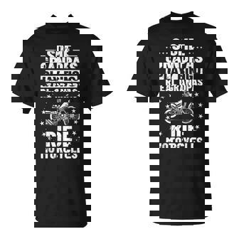 Motorcycle Grandpa Motorbike Rider Motorbiking Motor Biker T-Shirt | Mazezy