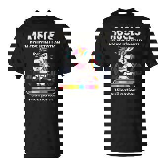 Muscles En Cours – Cadeauport Drôle Fitness Licorne T-Shirt - Cadeauxyz