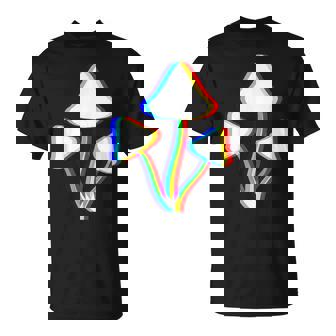 Mushroom Psychedelic EDM Trippy Vaporwave Techno Rave T-Shirt | Mazezy