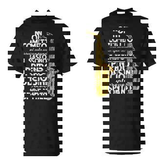 Musica Non Commetto Errori Quandouono Ilassofono Maglietta - Novitaregali