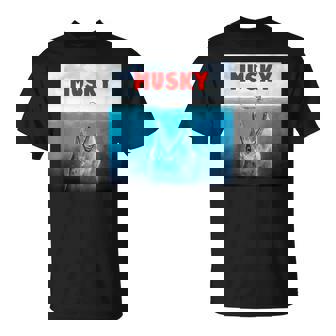 Musky Fishing Great White Theme T-Shirt - Monsterry