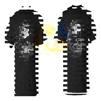 Mystical Sun And Moon With Woman Mystical Flowers Aesthetic T-Shirt - Thegiftio