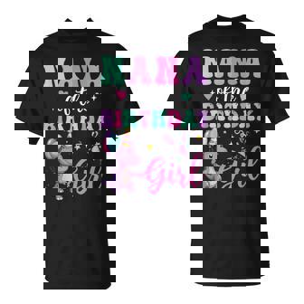 Nana Of The Birthday For Girl Dinosaur T-Rex Party Family T-Shirt | Mazezy