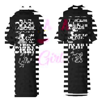 Nana Of The Birthday Girl Farm Cow 1St Birthday Girl T-Shirt - Thegiftio