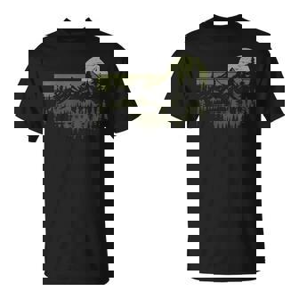 Nature Landscape Retro Hiking Vintage Hiker T-Shirt | Seseable UK