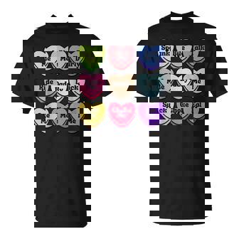 Naughty Heart Candy Daddy Spank Me Adult Humor Couple T-Shirt - Monsterry