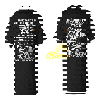 Ne Me Dérangez Je Pêche Me Donner Une Bière Pêcheur T-Shirt - Cadeauxyz