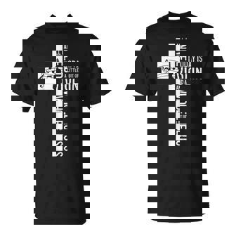 All I Need Is Violin And Jesus Christian Cross Orchestra T-Shirt | Mazezy