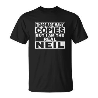 Neil Nom Personnalisé Prénom Nom T-Shirt - Cadeauxyz