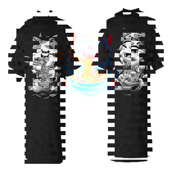 Neko Cat Ramen Anime Kawaii T-Shirt - Thegiftio