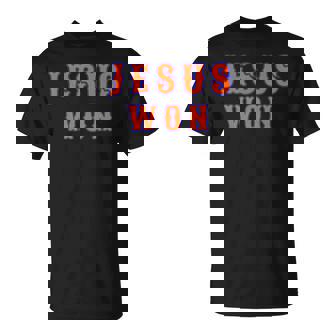 New York Jesus Won T-Shirt | Mazezy