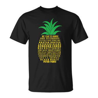 Nicknames Of Gus Vintage Psych Pineapple Harajuku Lover T-Shirt - Thegiftio