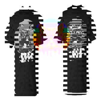 Nina Joli Prénom De Fille Avec Un Chat Cool T-Shirt - Cadeauxyz