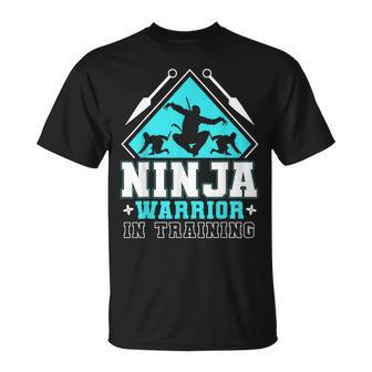 Ninja In Training Warriortyle Ninja Warrior Geschenk T-Shirt - Geschenkecke