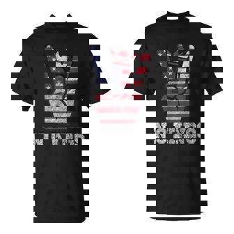 No Kings 4Th Of July Vintage American Flag No Kings T-Shirt - Monsterry