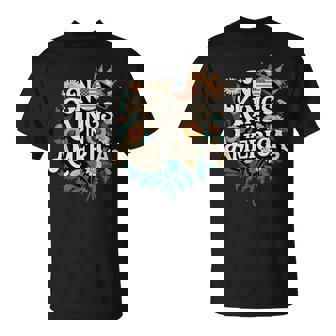 No Kings In America Floral Retro Democracy T-Shirt | Seseable UK