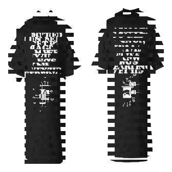 No Necesito Chat Gpt Mi Esposa Loabe Todo Marido Hombres Camiseta unisex - Regaloses