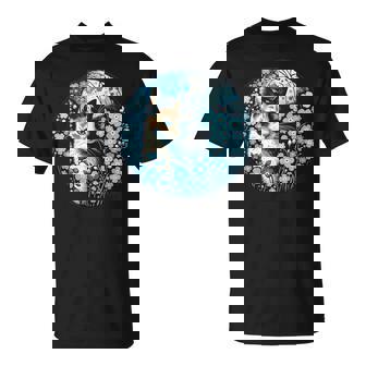 No Me Olvides De Flores Y Gato Calicó Camiseta unisex - Regaloses