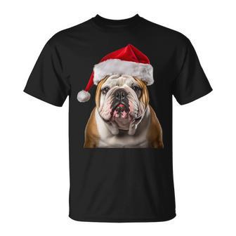 Noël Bouledogue Anglais Bouledogue Anglais Noël T-Shirt - Cadeauxyz