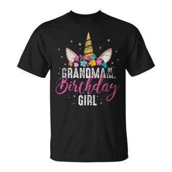 Nonna Della Festeggiata Regalo Di Compleanno Unicorno Maglietta - Novitaregali