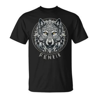 Norse Mythology Pagan Nordic Wolf Viking Ragnarok Men T-Shirt - Thegiftio UK