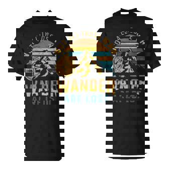 Not All Those Who Wander Are Lost Outdoor Camping T-Shirt - Thegiftio