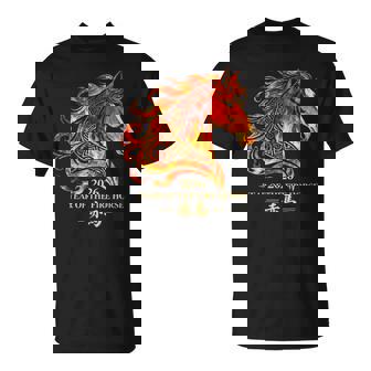 Nouvel An Chinois 2026 Année Du Cheval De Feu Zodiaque 2026 T-Shirt - Cadeauxyz