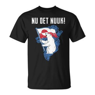 Nu Det Nuuk Greenlanders I Stand With Greenland T-Shirt - Thegiftio UK