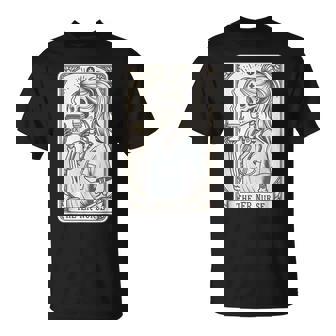 The Nurse Tarot Card Skeleton Nursing School Graduation Rn T-Shirt - Monsterry
