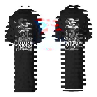 Nuyorican Puerto Rico Flag New York City Boricua Nueva York T-Shirt | Mazezy