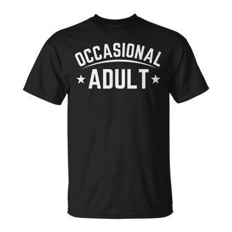 Occasional Adult Adulting Humor Quote T-Shirt - Thegiftio UK