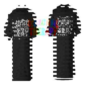 Occupational Therapy -Ot Therapist Ot Month Groovy Retro T-Shirt - Monsterry