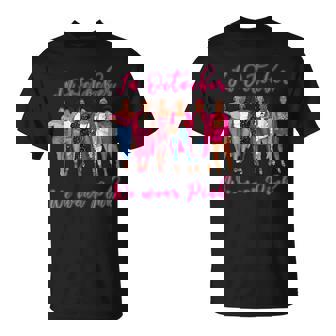 In October We Wear Pink African American Breast Cancer T-Shirt | Mazezy