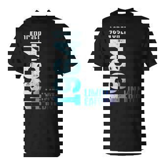 Octubre 1964 Edición Limitada Año 1964 Cumpleaños 1964 Camiseta unisex - Regaloses