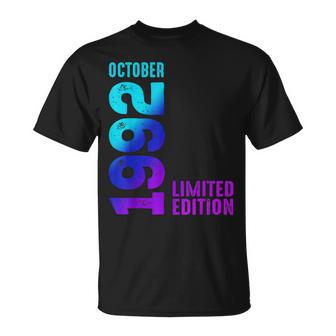 Octubre 1992 Edición Limitada Cumpleaños 1992 Camiseta unisex - Regaloses