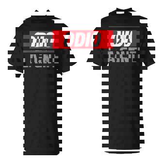 Odio La Gente T Divertente Magliacrittaimpatica Maglietta - Novitaregali