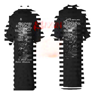 Officielaxon Heavy Metal Hell Fire Et Damnation Groupe T-Shirt - Cadeauxyz