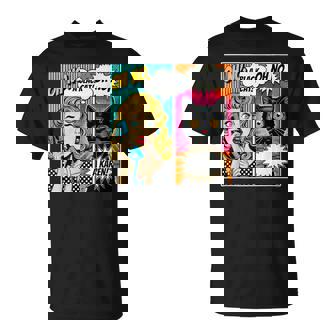 Oh No A Black Cat & Karen Comic Cat Lovers T-Shirt | Mazezy