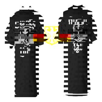 Oktoberfest German Eagle Flag Prost Guten Tag Y'all T-Shirt | Mazezy