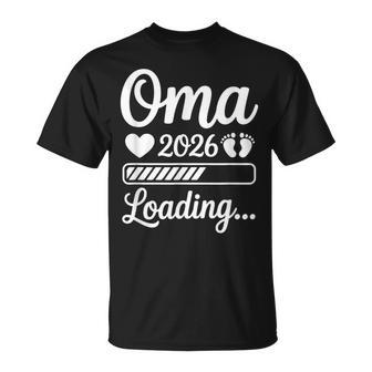 Oma 2026 Loadingchwangerschaftsverkündung Muttertag T-Shirt - Geschenkecke