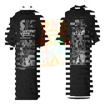 One Happy Mama Camper 1St Birthday Camping Bear T-Shirt - Monsterry