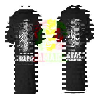 One Love Jamaica 2025 Hibiscus Flower Caribbean Vacation T-Shirt | Mazezy