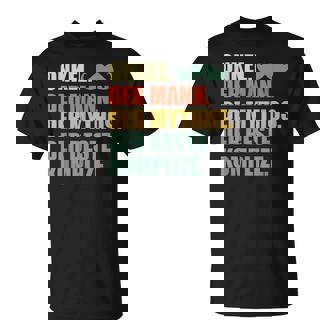 Onkel Der Mann Der Mythos Der Beste Komplize Cooler Onkel T-Shirt - Seseable