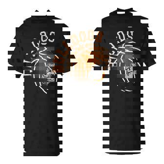 Orange Bulldogs Basketball Team Sports Basketball Mom T-Shirt - Thegiftio