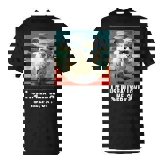 Ovejas Divertidas Con Gafas Deol Ovejas Divertidas Camiseta unisex - Regaloses